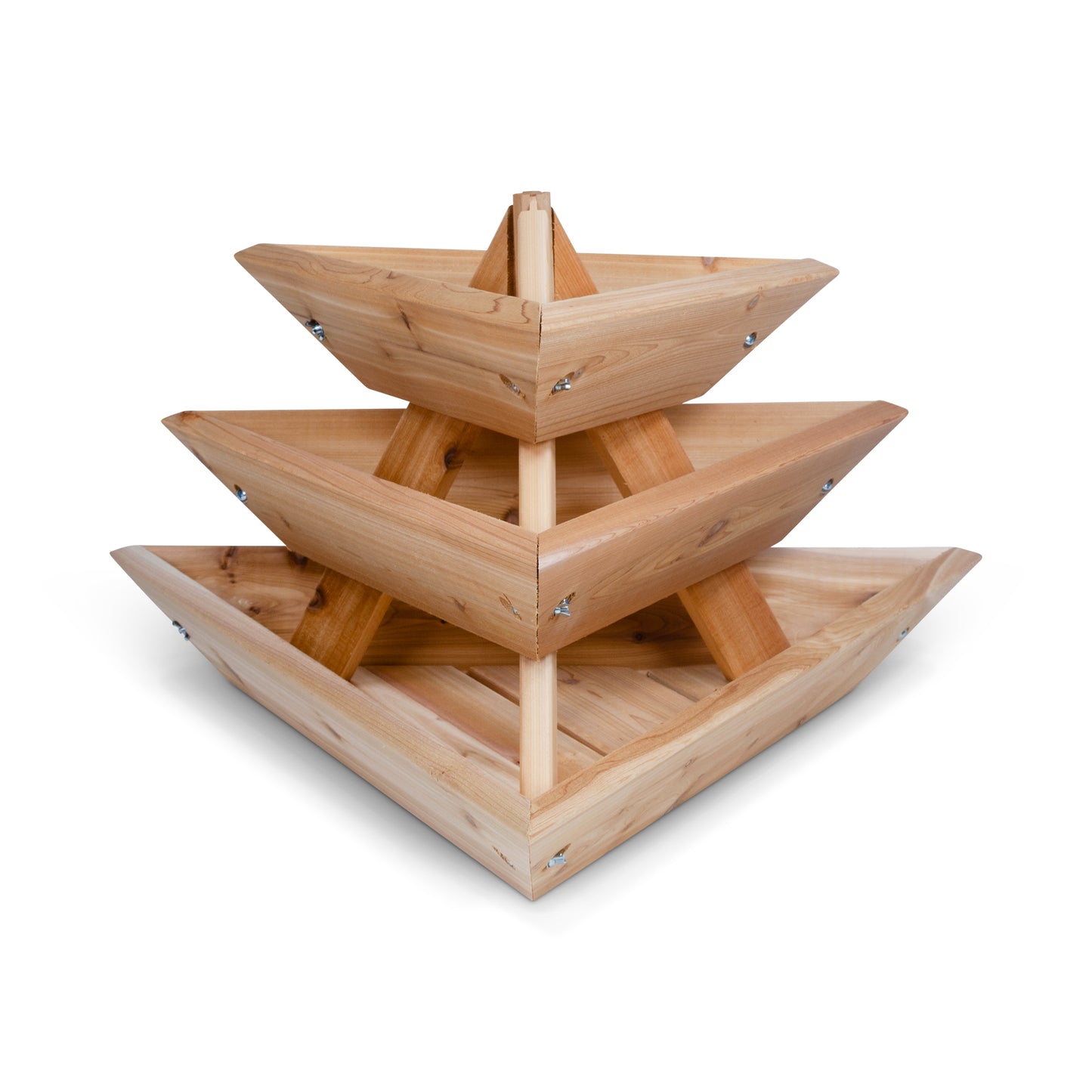 3 Level Triolife Cedar Plant Pyramid