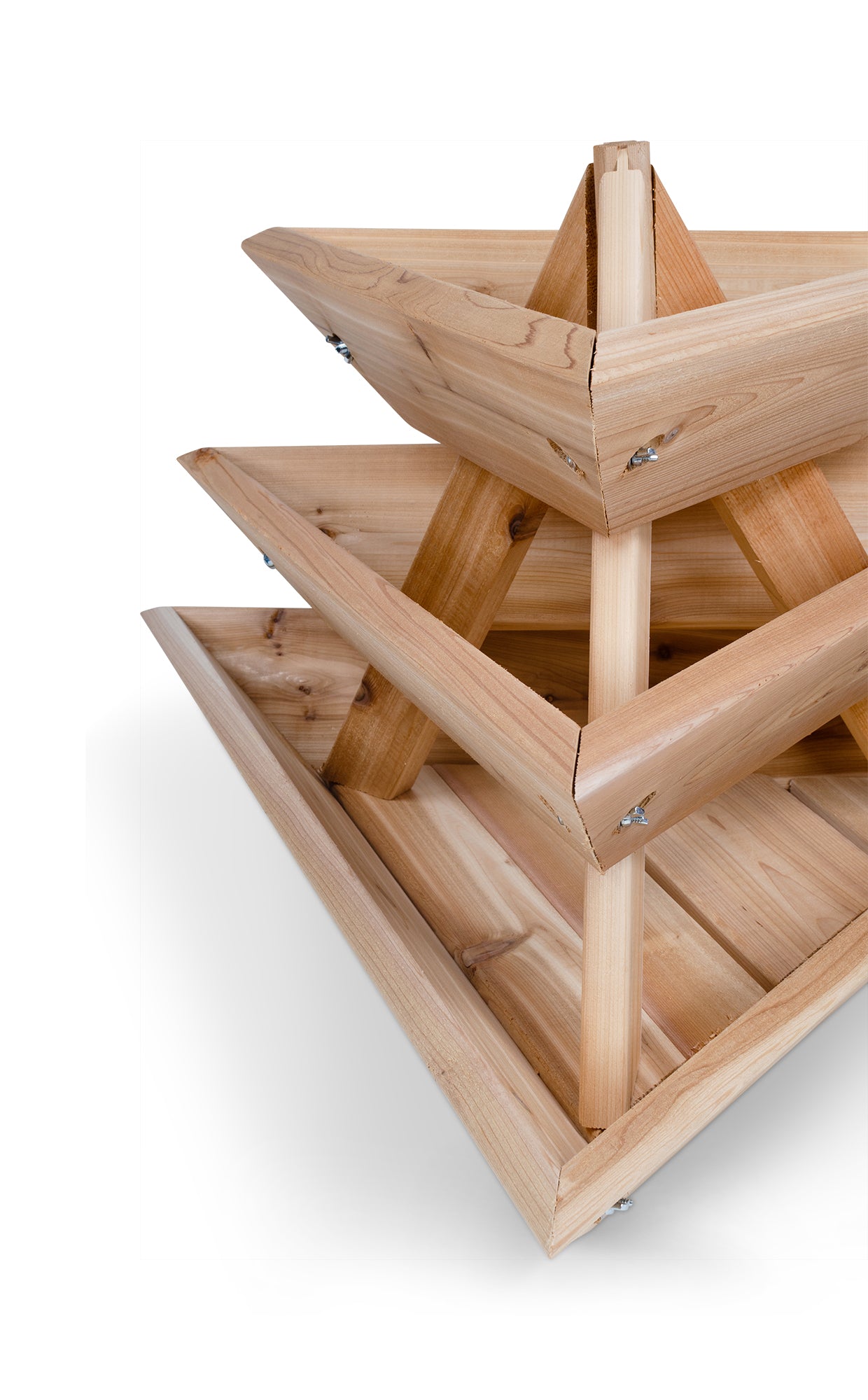 3 Level Triolife Cedar Plant Pyramid