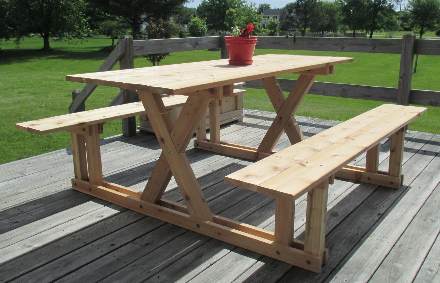 Premium Cedar Easy Access Picnic Table