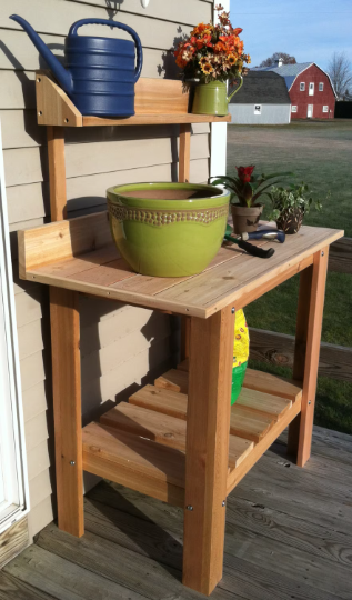Premium Cedar Potting Table