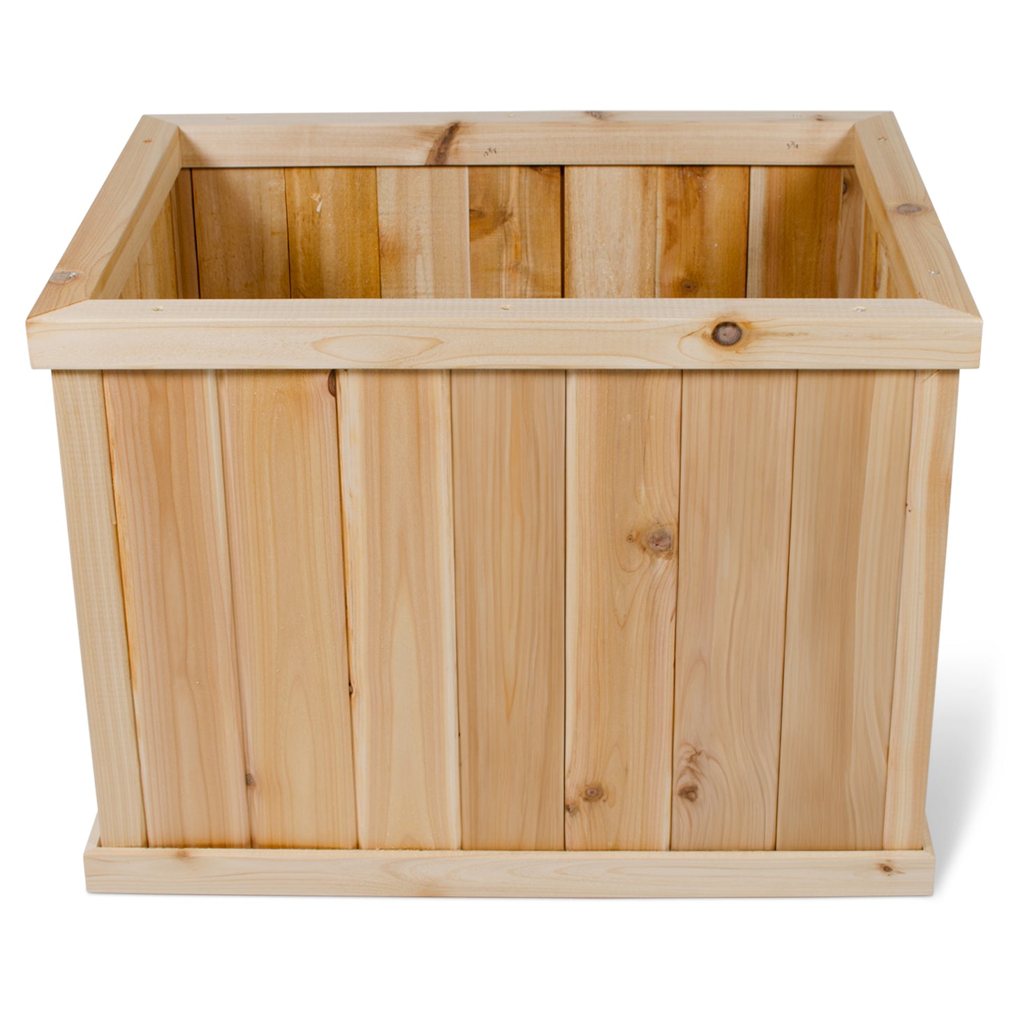 Premium Cedar Rectangular Patio Planter - 25" x 19" x 19"