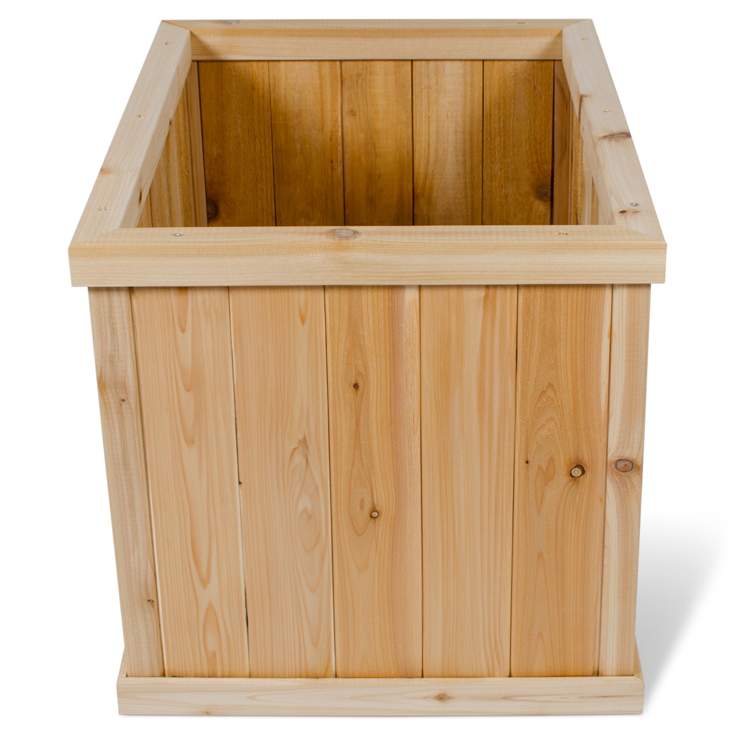 Premium Cedar Rectangular Patio Planter - 25" x 19" x 19"