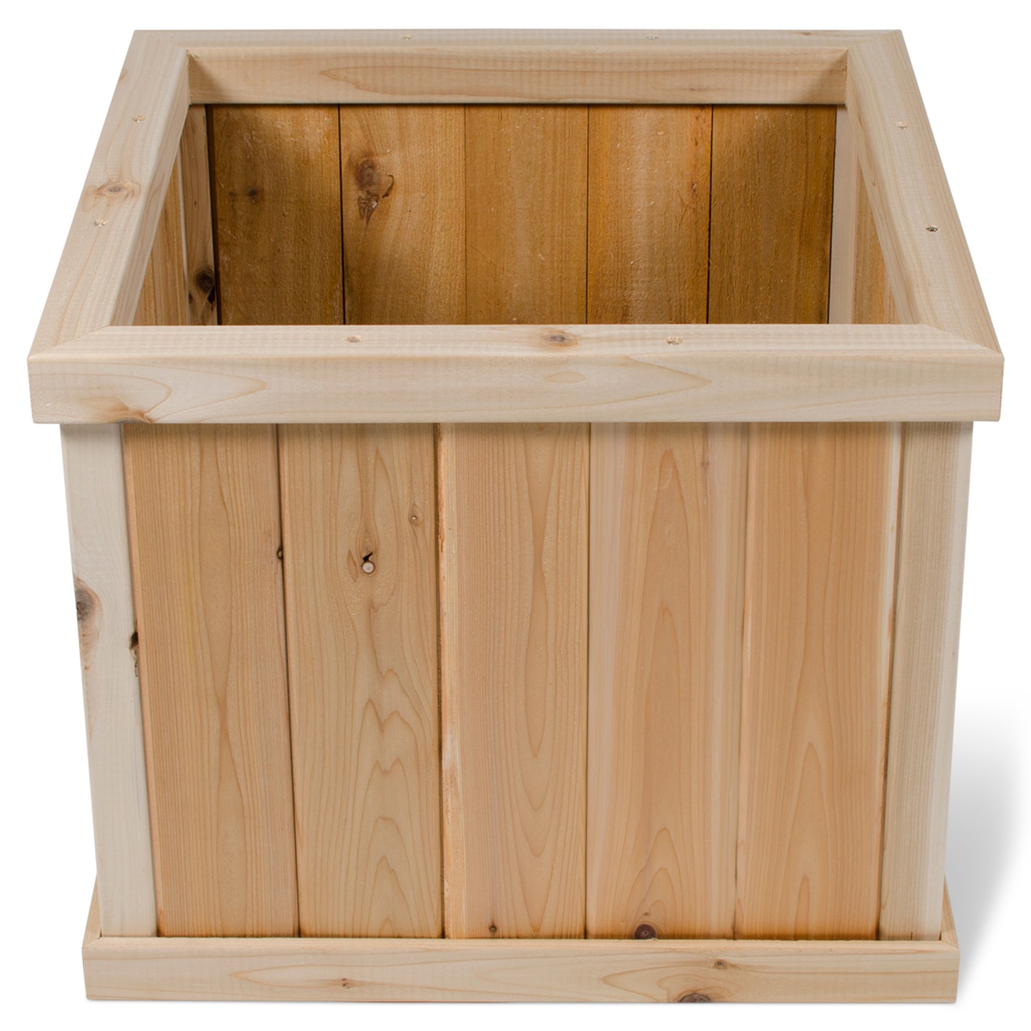 Premium Cedar Square Patio Planter - 19" x 19" x 16"