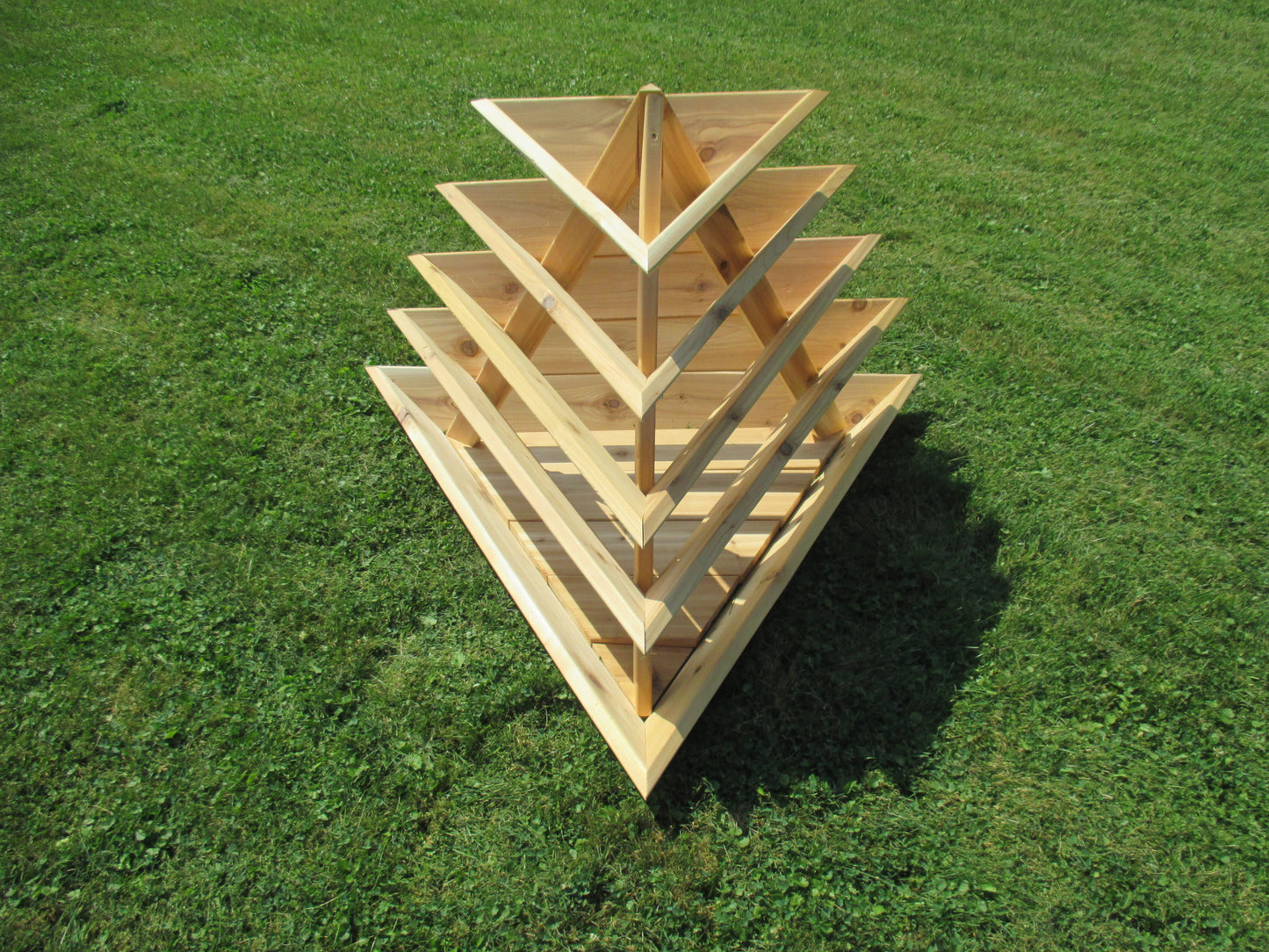 5 Level Triolife Cedar Plant Pyramid