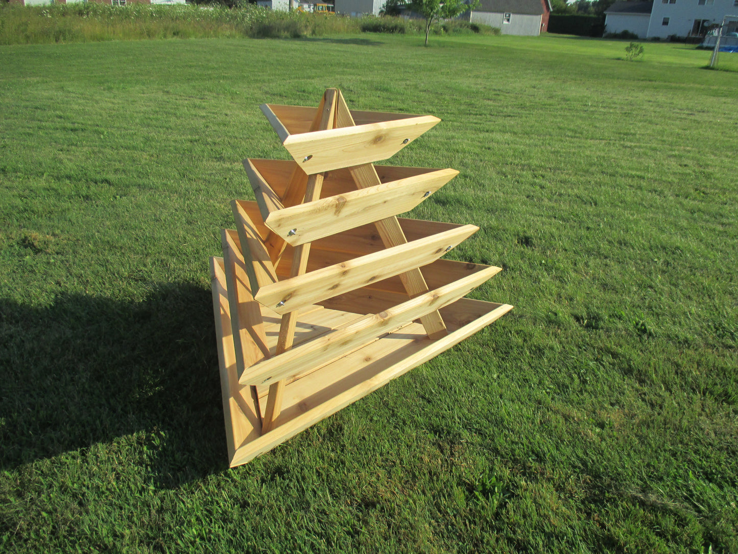 5 Level Triolife Cedar Plant Pyramid
