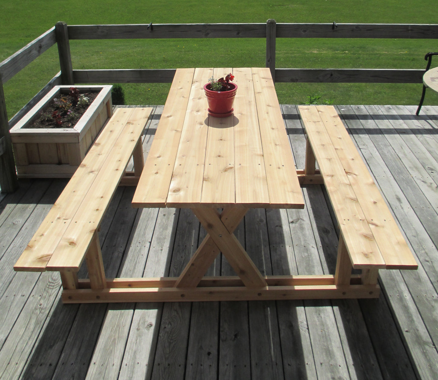 Premium Cedar Easy Access Picnic Table