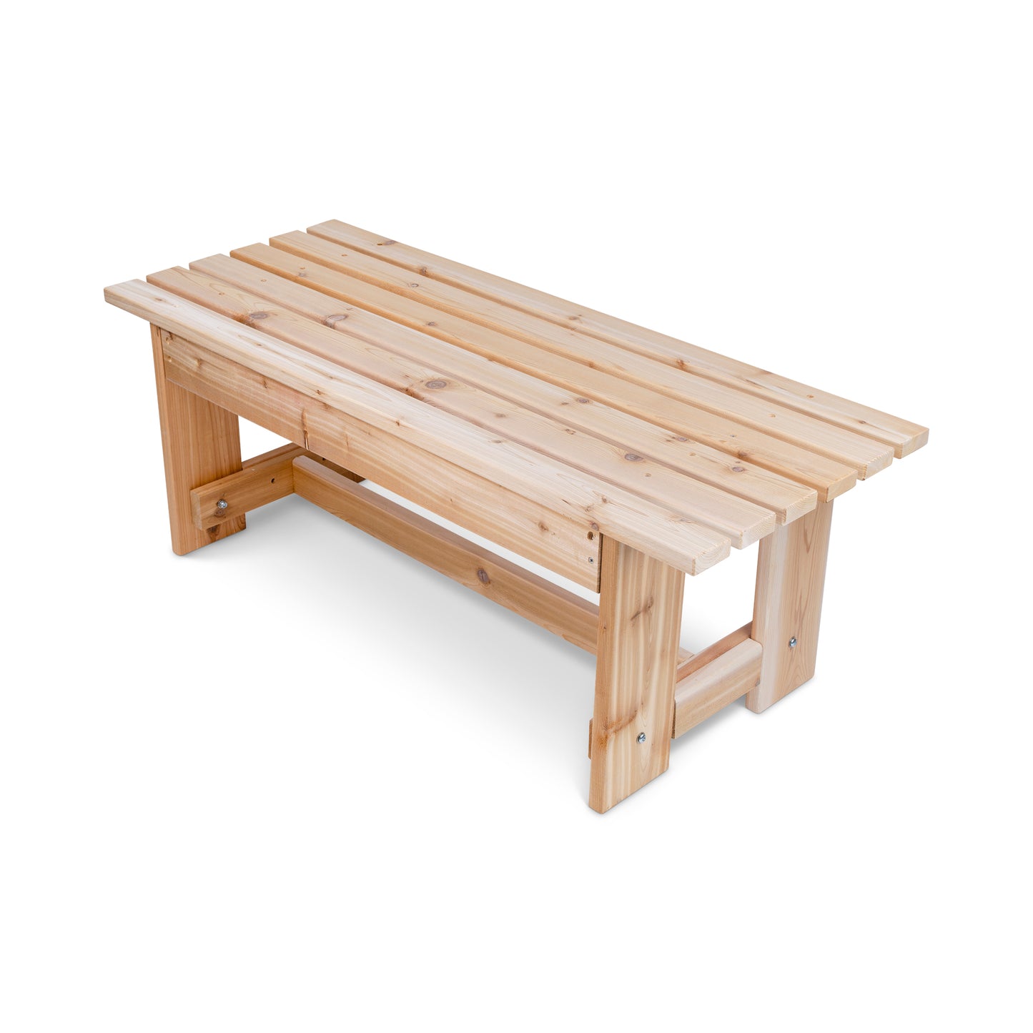 Premium Cedar Outdoor Garden Bench With Flat Seat