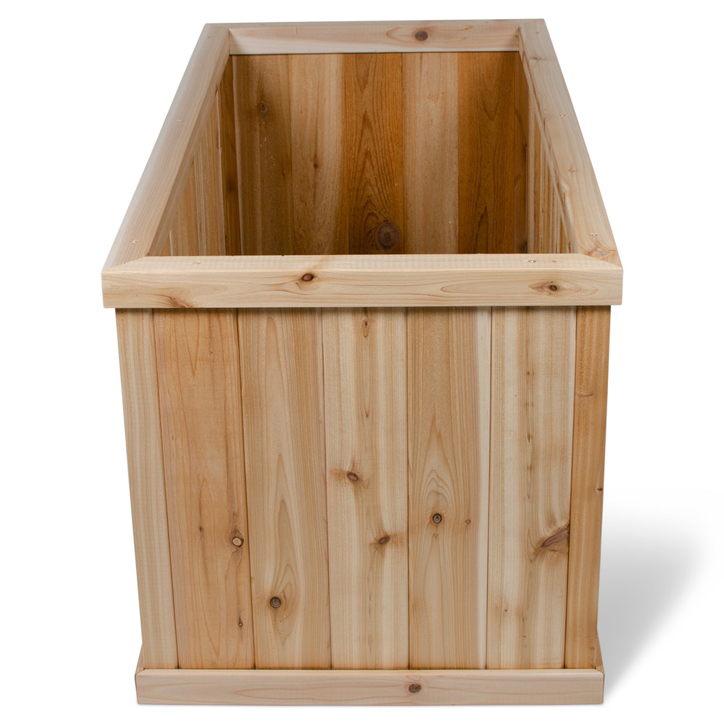 Premium Cedar Rectangular Patio Planter - 38" x 19" x 19"