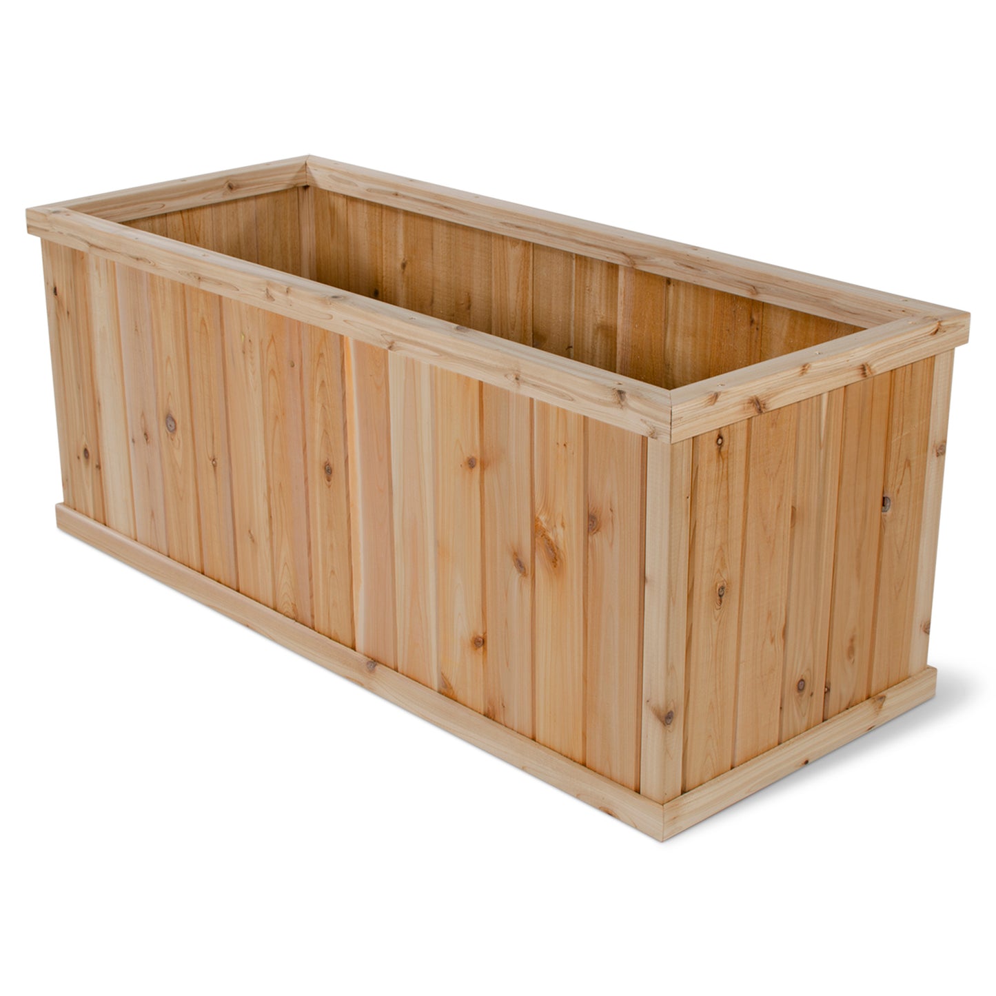Premium Cedar Rectangular Patio Planter - 47" x 19" x 19"