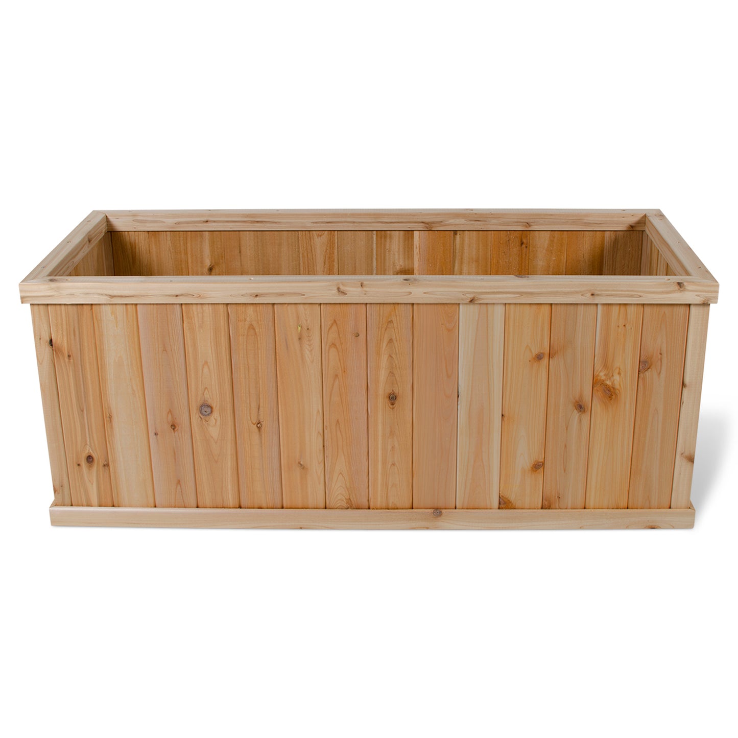 Premium Cedar Rectangular Patio Planter - 47" x 19" x 19"